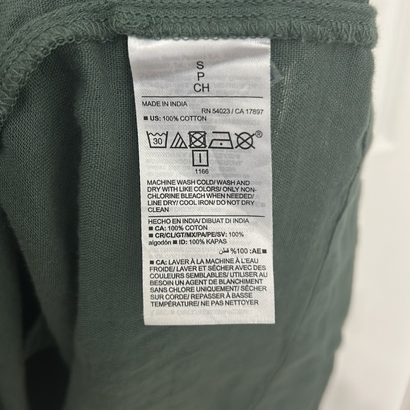 Old Navy Green Flutter-Sleeve V-Neck Mini Swing Dress size small - Picture 6 of 6